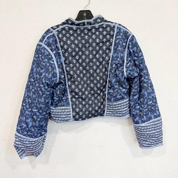 Sunday Up Boutique Quilted Reversible Boho Jacket Women’s Size Medium - Picture 5 of 5